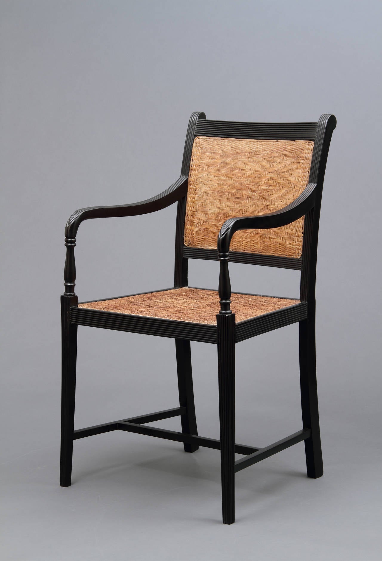 Sri Lankan Ceylon Ebony chairs