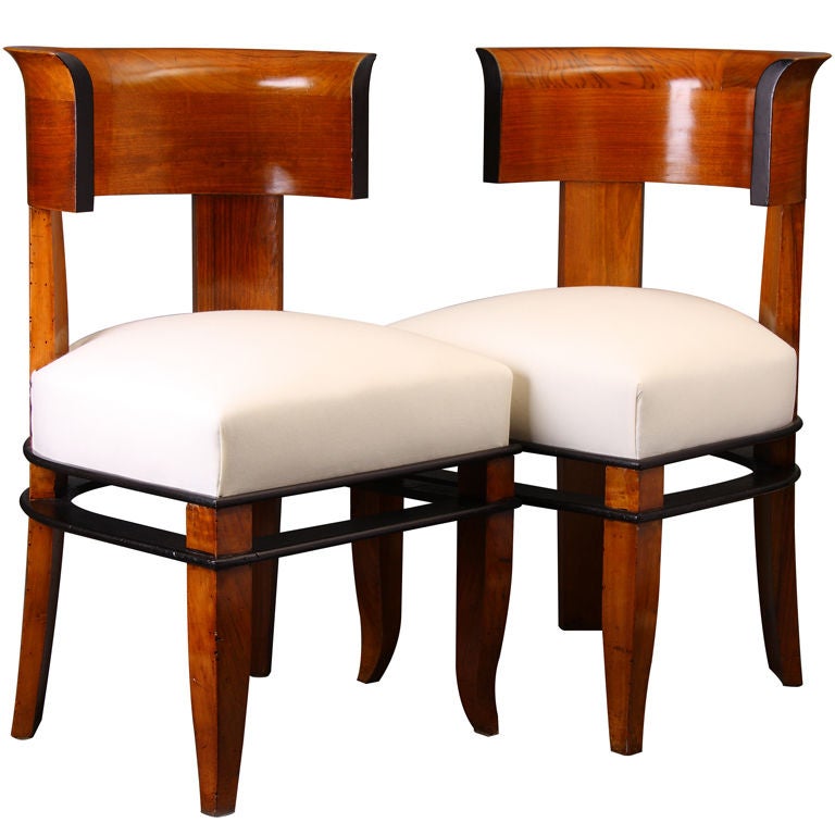 A Pair Of Piacentini Side Chairs For Sale