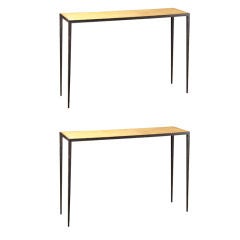 A pair of Jean Michel Frank tables