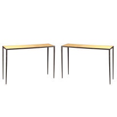 A Pair of Jean Michel Frank Console Tables