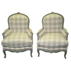Pair French Bergeres