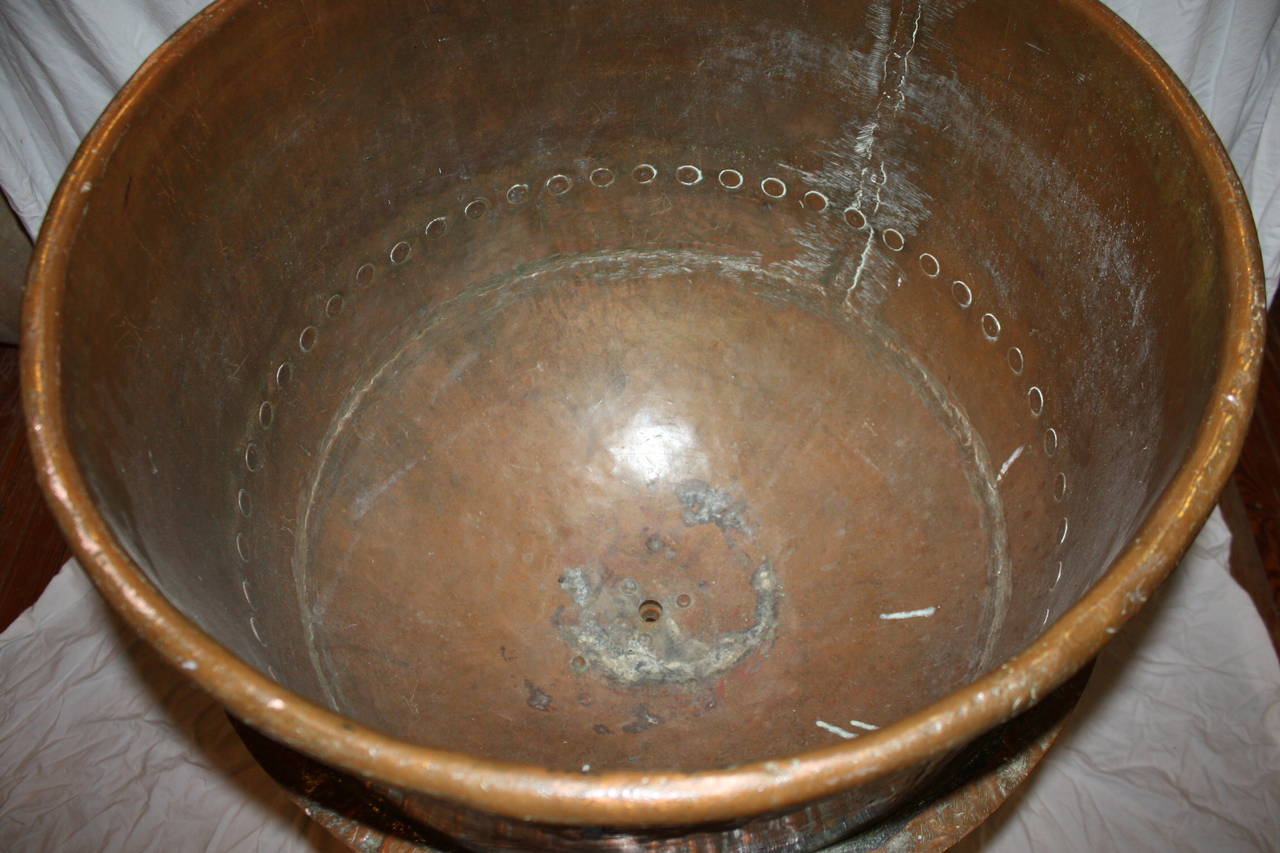 Copper Pot on Stand 1