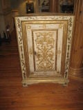 Painted Standing Corner Cabinet