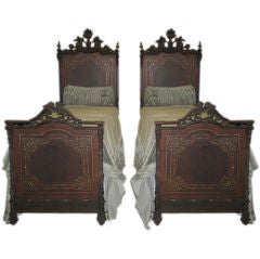 Pair of Tole Beds