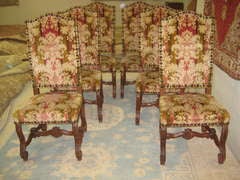 Set of 6 French Dinning Room Chairs