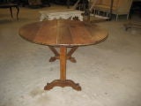 Antique Walnut Wine Table