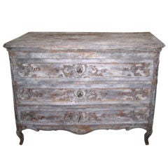 French Painted Commode / Chest