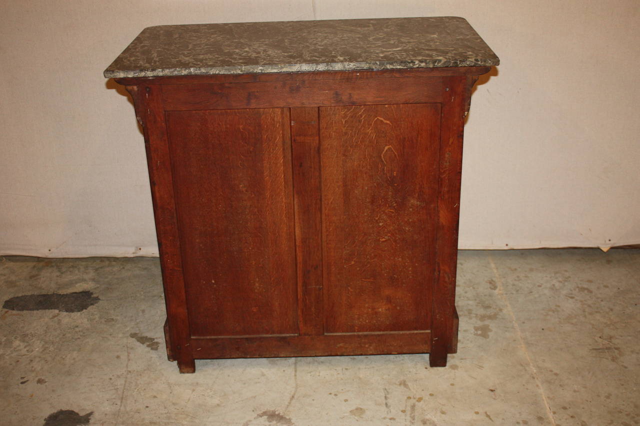 French Louis Philippe Commode with Marble Top 4