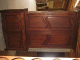 French Walnut Buffet Deux Corps