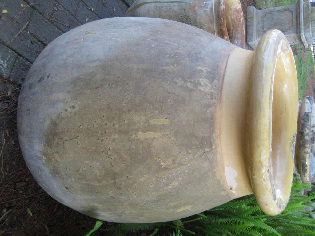 Early 19th Century French Olive Jar from Biot, France