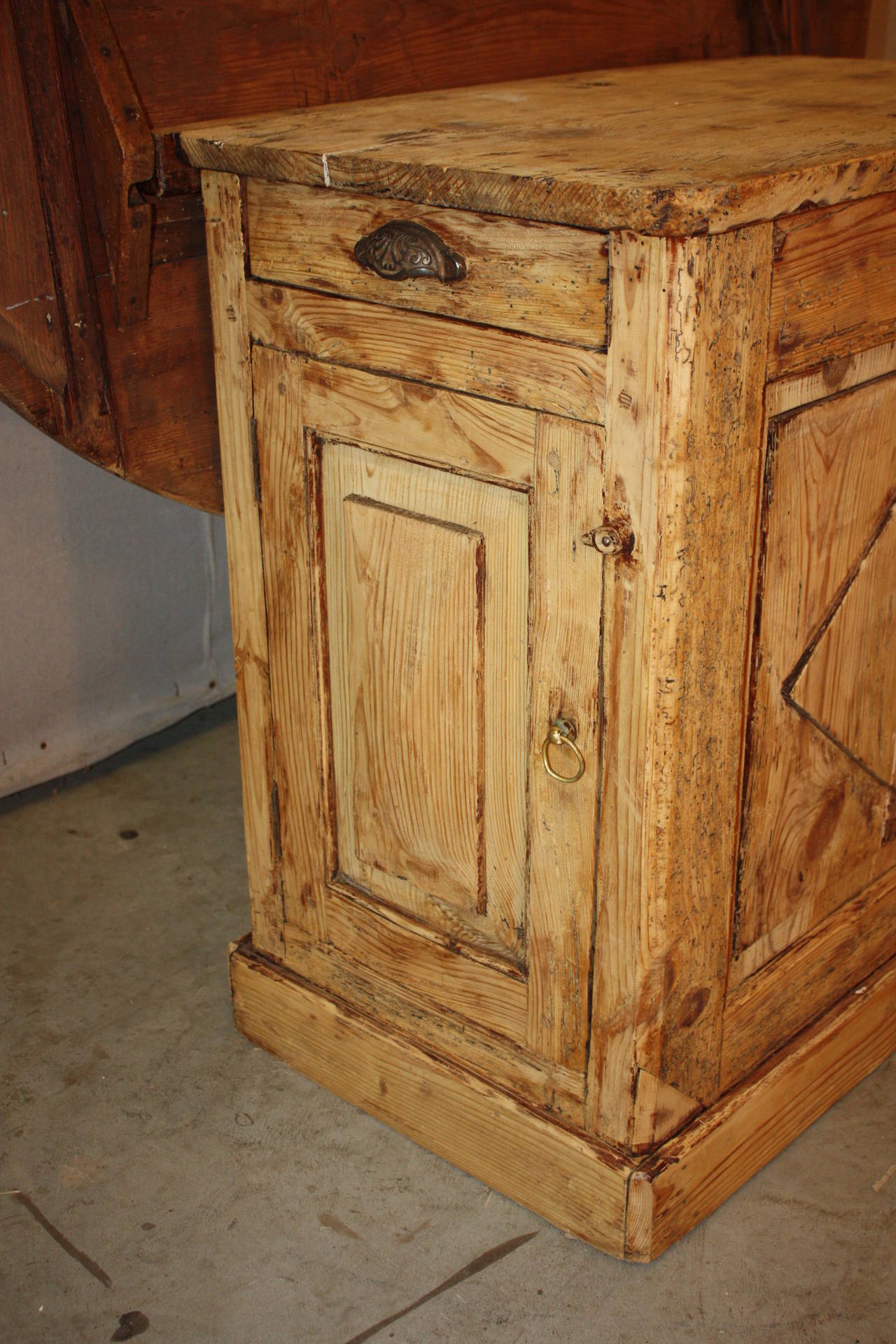 19th Century French Pine Wine Table 3