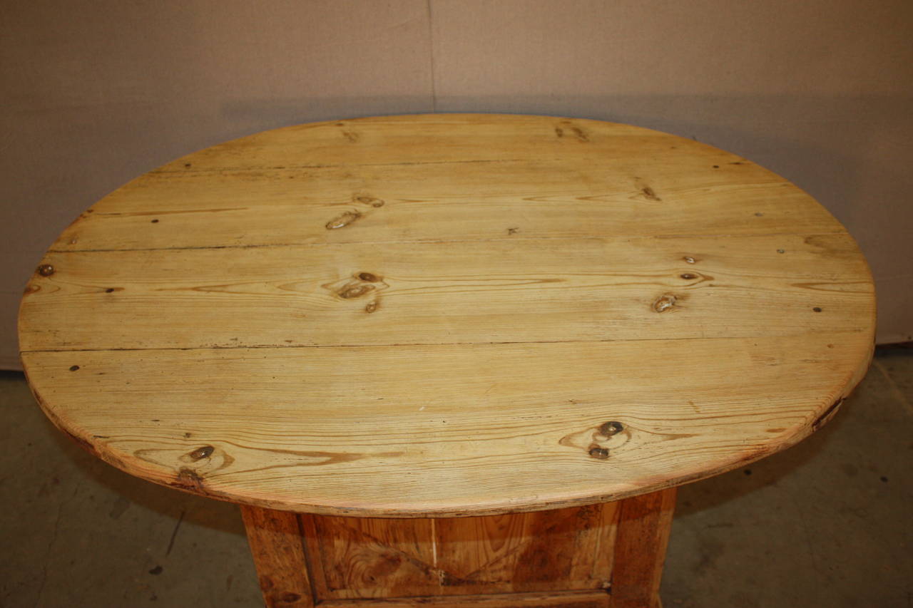19th Century French Pine Wine Table 4