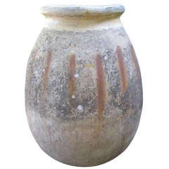 Extremely Large Early 19th Century French Biot Olive Jar