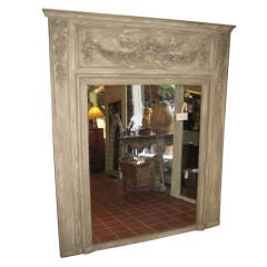 Antique Trumeau Mirror