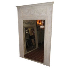 Painted Trumeau Mirror