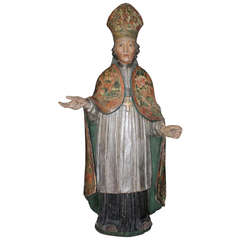 18th Century Italian Statue of Bishop