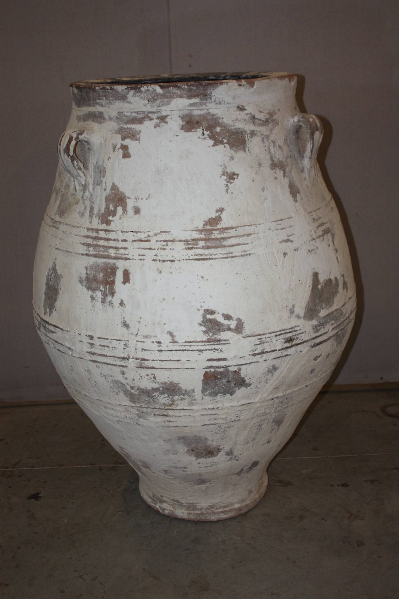 19th Century Crete Olive Jar In Excellent Condition In Fairhope, AL
