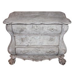 French Painted Bombay Commode from Late 1800's