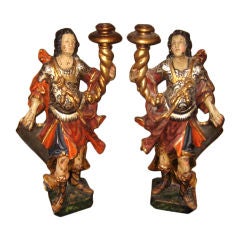 Used Pair Italian Statues