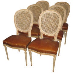 Antique Louis XVI Frnech Dinning Room Chairs