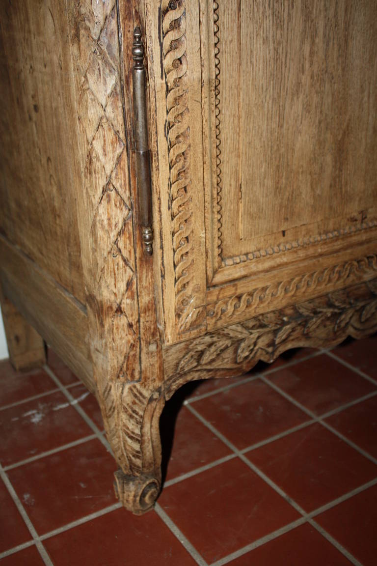 19th Century Bleached French Armoire with Glass Doors at 1stDibs glass door armoire