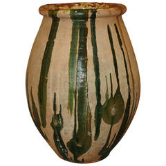 19th Century French Olive Jar from Languedoc Region 19th Century French Olive Jar from Languedoc Region