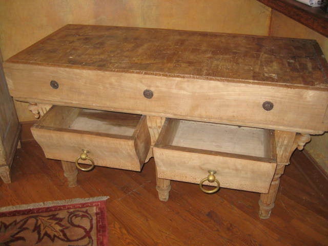 French Chopping Block Table 1