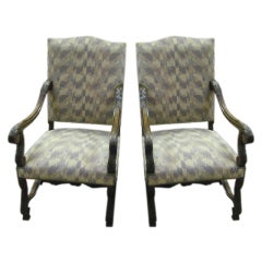 Pair French Continental Chairs