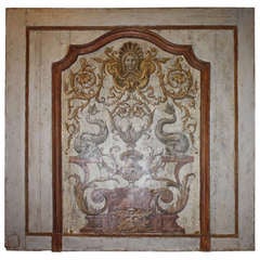 Italian Boiserie Panel From Mid 1800's