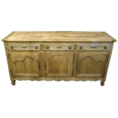 French Bleached Oak Buffet