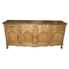 French Bleached Buffet with marbleized Top