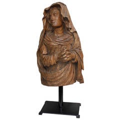 18th Century Italian Statue of a Weeping Mary Magdalene