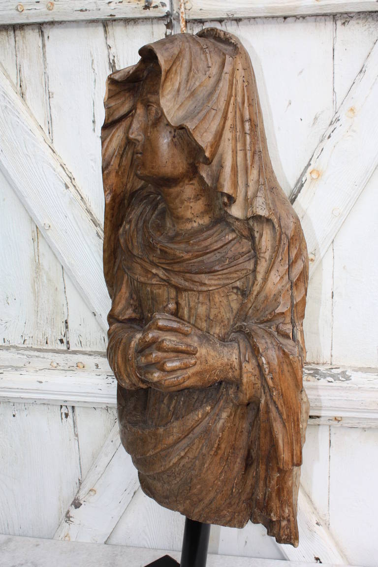 18th Century and Earlier 18th Century Italian Statue of a Weeping Mary Magdalene