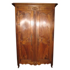 Antique French Walnut Armoire