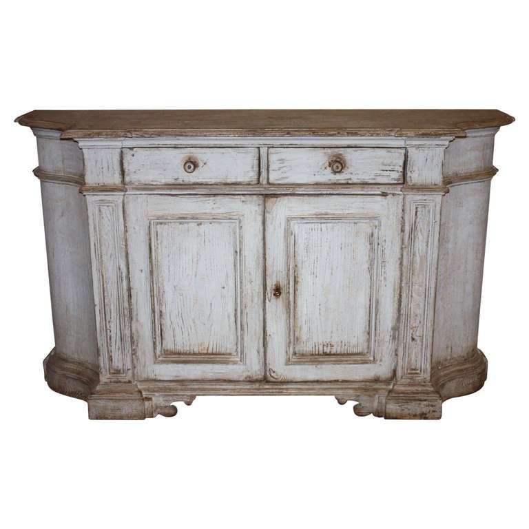 Italian Painted Credenza at 1stdibs