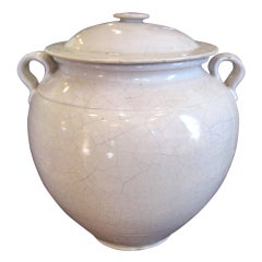 19th Century White French Pot 3