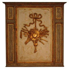 Painted French Boiserie Panel