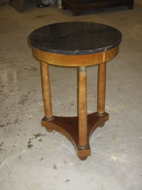 Round Marble Topped Table