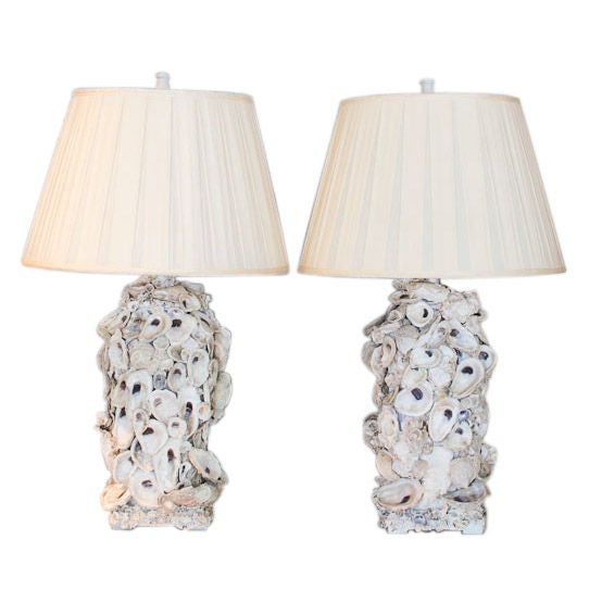 Oyster S Encrusted Table Lamps, Seahaven Starfish Table Lamp Set