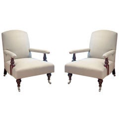 Pair of Handmade Small Burlington Chairs