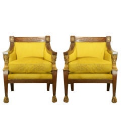 Pair of Early 19th Century Russian Chairs