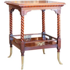 19th Century American Mahogany Sofa Table