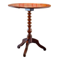 Antique American Cherry and Mahogany Model Table