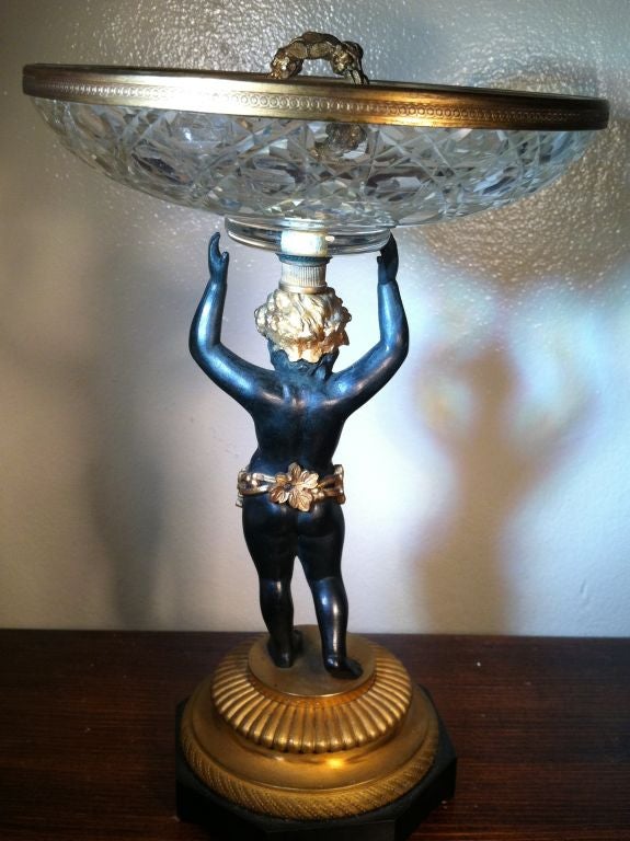 Austrian Gilt Bronze Tazza