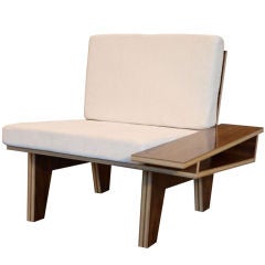Walnut Plywood Colyton Chair by Jalal Poehlman