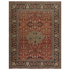 Antique Persian Tabriz Rug 1