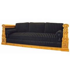 A Large German Biedermeier Sofa Circa 1830
s Antique A Large German Biedermeier Sofa Circa 1830
s