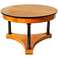 Antique A German Biedermeier Cherrywood Coffee Table