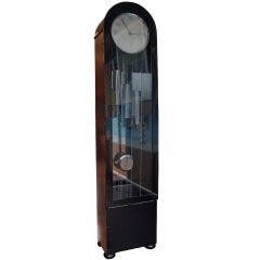 An English Art Deco Longcase Clock Circa 1930's