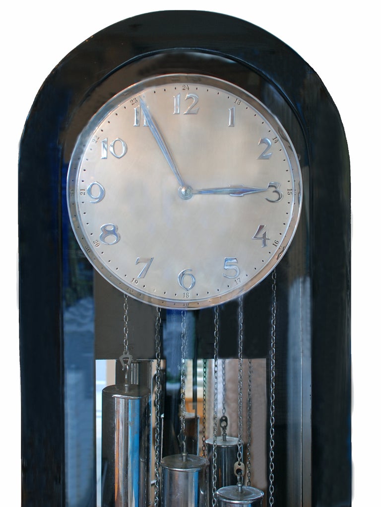 An English Art Deco Longcase Clock Circa 1930's
